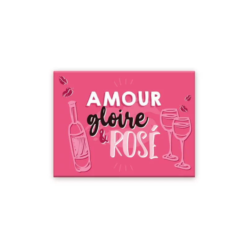 MAGNET "AMOUR GLOIRE & ROSE"