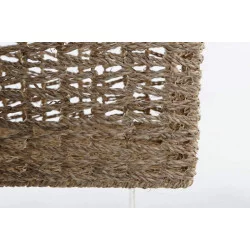 CORBEILLE FIBRE NATUREL 37X27X16CM GM