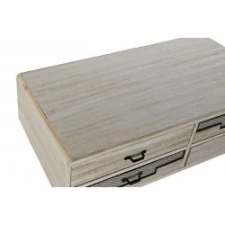 MEUBLE TV EDWIGE PAULOWNIA METAL 115X61X