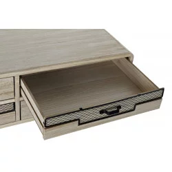 MEUBLE TV EDWIGE PAULOWNIA METAL 115X61X