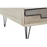 MEUBLE TV EDWIGE PAULOWNIA METAL 115X61X