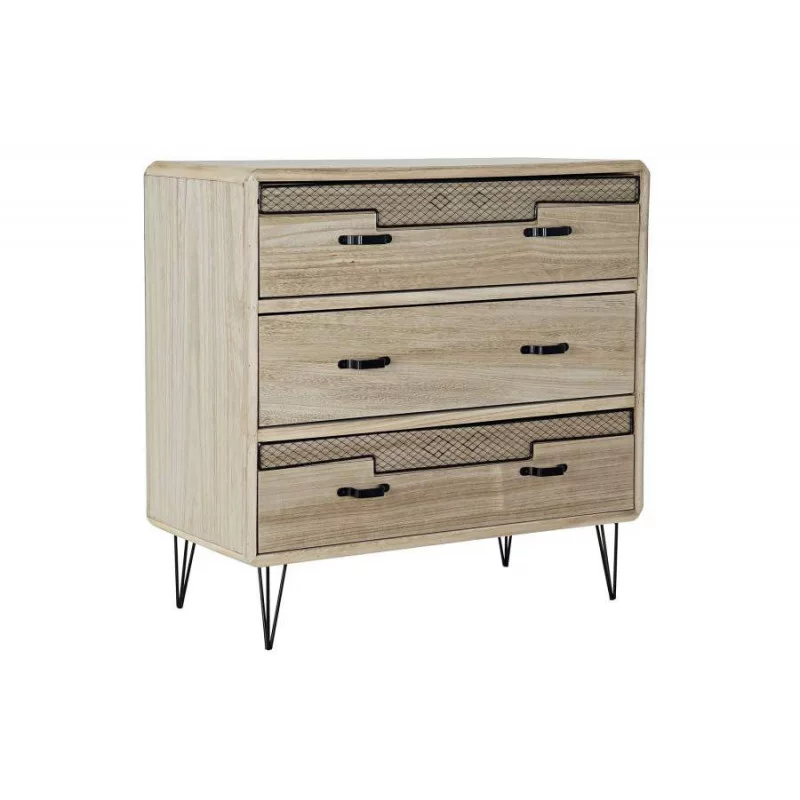 COMMODE EDWIGE 80X38X79CM PAULOWNIA META