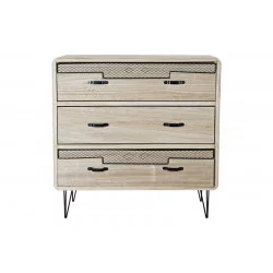 COMMODE EDWIGE 80X38X79CM PAULOWNIA META