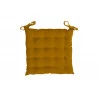 GALETTE 40X40X5CM BOHEME MOUTARDE MICROF