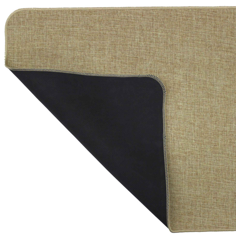 TAPIS MANEA BEIGE 45 x 75 CM TISSE UNI