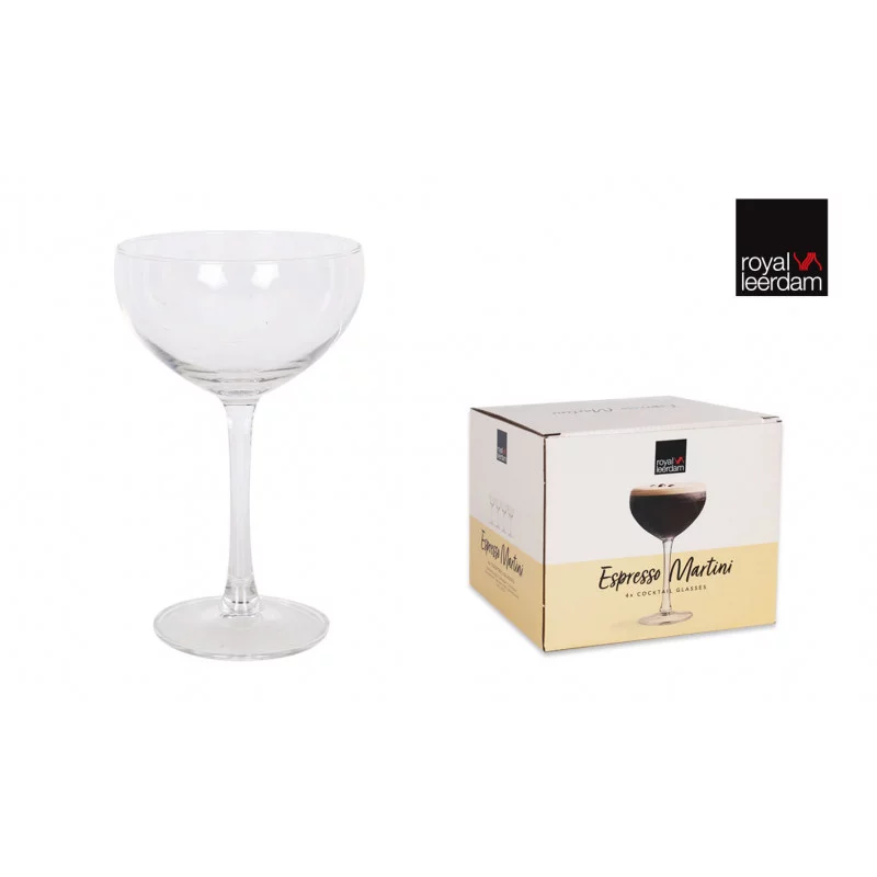 COFFRET 4 VERRES COCKTAILS MARTINI 24CL