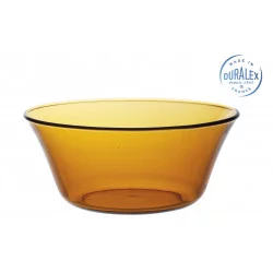 AMBER LYS SALADIER 91CL 17CM VERRE FUME