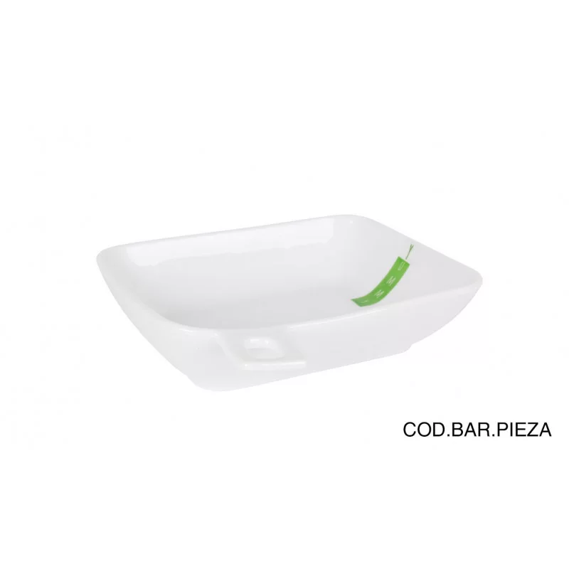 PURE BLANC ASSIETTE DESSERT 17.5x14CM C
