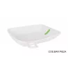 PURE BLANC ASSIETTE PLATE 22.5x19.5CM CA