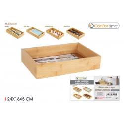 ORGANISATEUR DE TIROIR BAMBOU 24X16X5CM