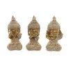BOUDDHA THAÏ SAGESSE DORÉ X3 19cm