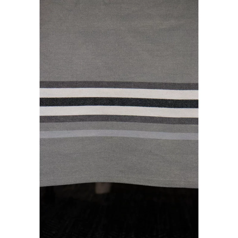 NAPPE LOUISIANE SOURIS 170X170cm