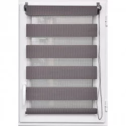 STORE 45X180CM GRIS BETON LUMIERE NUIT