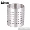 POT A COUVERTS INOX D10CM H12CM
