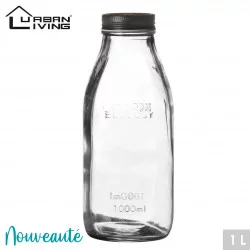 BOUTEILLE 1L BOUCHON NOIR MAT BLACK MAT