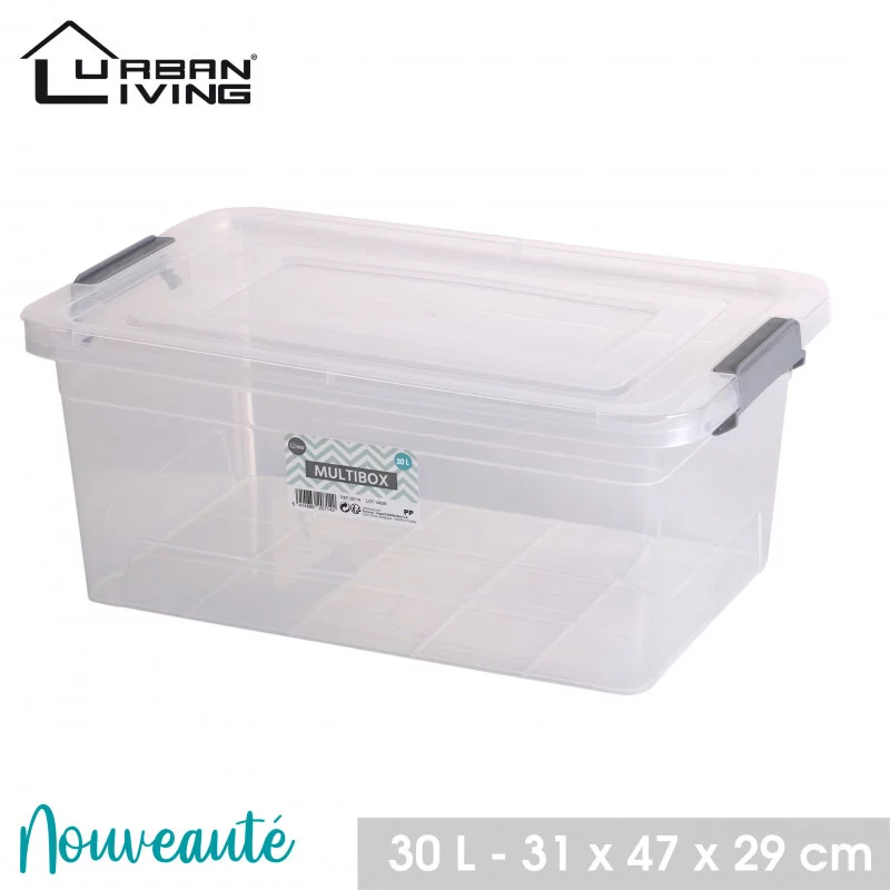MULTIBOX AVEC CLIP 30LTR 31X47XH29CM