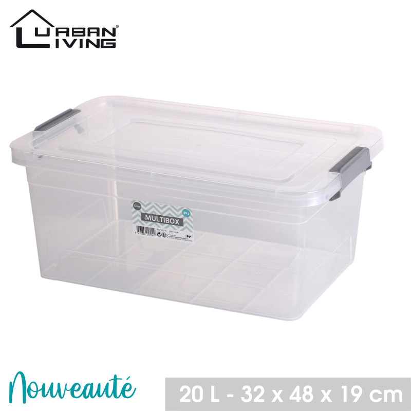 MULTIBOX AVEC CLIP 20LTR 32X48XH19CM