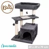 ARBRE A CHAT AVEC NICHE GRIFFOIR ET COUS