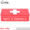 BOITE A PHARMACIE EN METAL 32X15,5X8CM