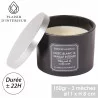 BOUGIE PARFUMEE MUSC BLANC ET VANILLE IN