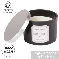 BOUGIE PARFUMEE ORANGE BLOSSOM D11H8CM -