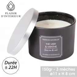 BOUGIE PARFUMEE THE VERT ET MENTHE D11XH
