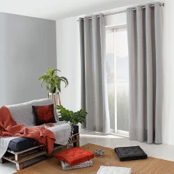 RIDEAU DUNE GRIS CLAIR 135X240CM