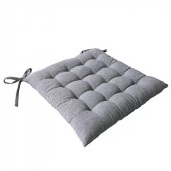 GALETTE CHAISE DUNE GRIS CLAIR 38X38CM
