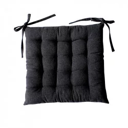 GALETTE CHAISE DUNE GRIS FONCE 38X38CM