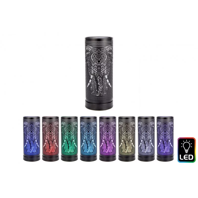 DIFFUSEUR LUMINEUX ELEPHANT NOIR DIFFUSEUR LUMINEUX ELEPHANT NOIR