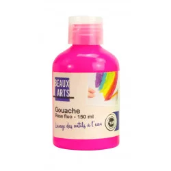 GOUACHE ROSE FLUO, BOUTEILLE DE 150 ML