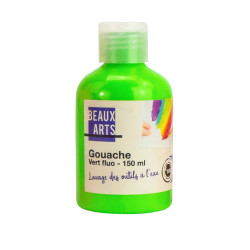 GOUACHE VERT FLUO, BOUTEILLE DE 150 ML