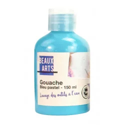 GOUACHE BLEU PASTEL, BOUTEILLE DE 150 ML