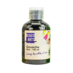 GOUACHE NOIRE, BOUTEILLE DE 150 ML
