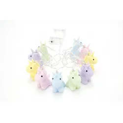 GUIRLANDE LUMINEUSE LICORNES MULTICOLOR