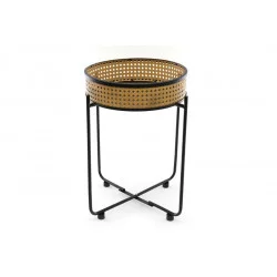 PETITE TABLE PLIANTE RONDE CANNAGE