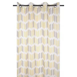 VOILE MOUTARDE JEANNIE 140X260cm
