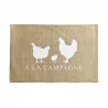 SET DE TABLE CAMPAGNERA30 x 45 CM JUTE
