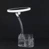 MIROIR LED AVEC RANGEMENT MAQUILLAGE-16.9X11.9X26.5CM ENV.