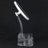 MIROIR LED AVEC RANGEMENT MAQUILLAGE-16.9X11.9X26.5CM ENV.