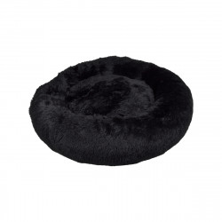 COUSSIN FLUFFY NOIR D75X24CM RD APAISANT