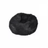 COUSSIN FLUFFY NOIR D95X22CM RD APAISANT