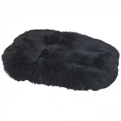 COUSSIN FLUFFY ANTHRA 107x65H5CM FLOCON