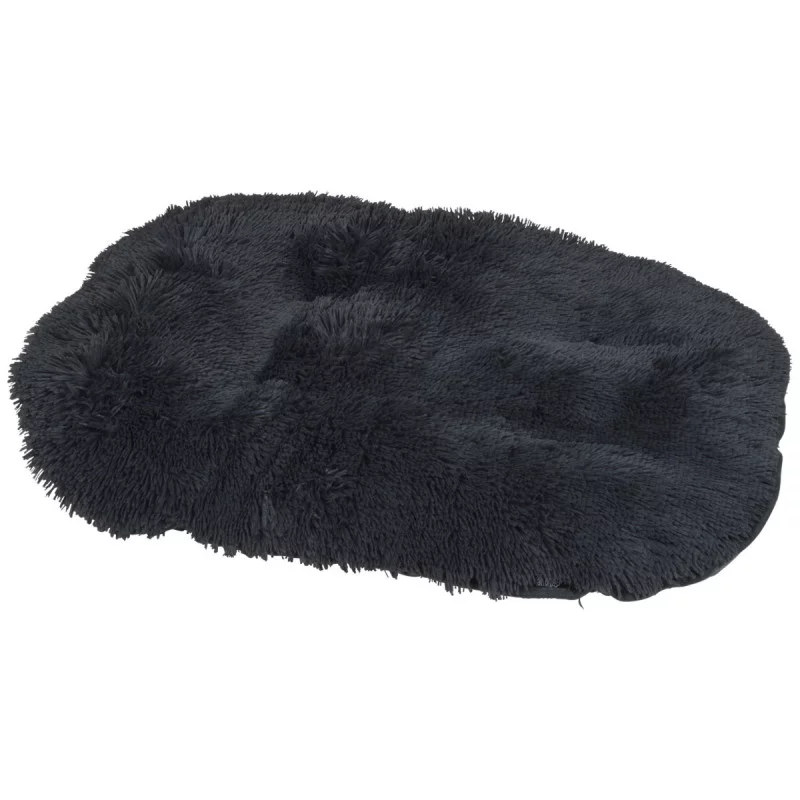 COUSSIN FLUFFY ANTHRA 107x65H5CM FLOCON