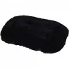 COUSSIN FLUFFY NOIR 107x65xH5CM FLOCON R