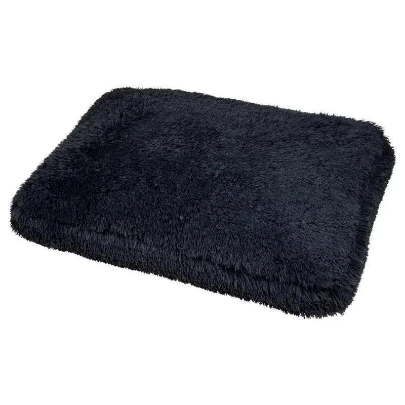COUSSIN RECT FLUFFY ANTHRA 100x70xH10CM