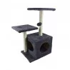 ARBRE A CHAT AVEC NICHE H60CM ANTHRACITE