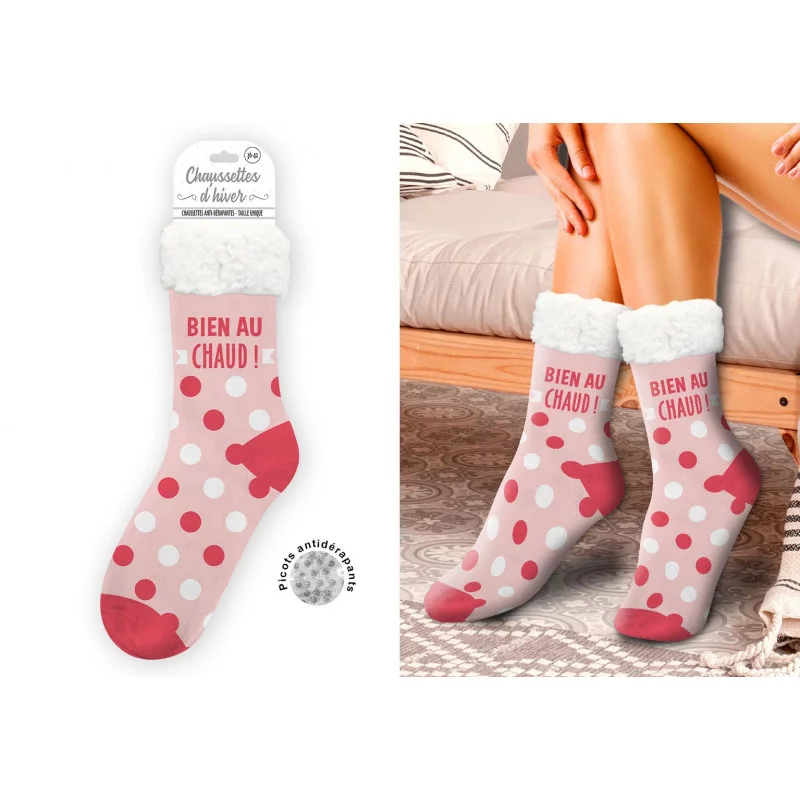 CHAUSSETTES MOUMOUTTE BIEN AU CHAUD CHAUSSETTES MOUMOUTTE BIEN AU CHAUD