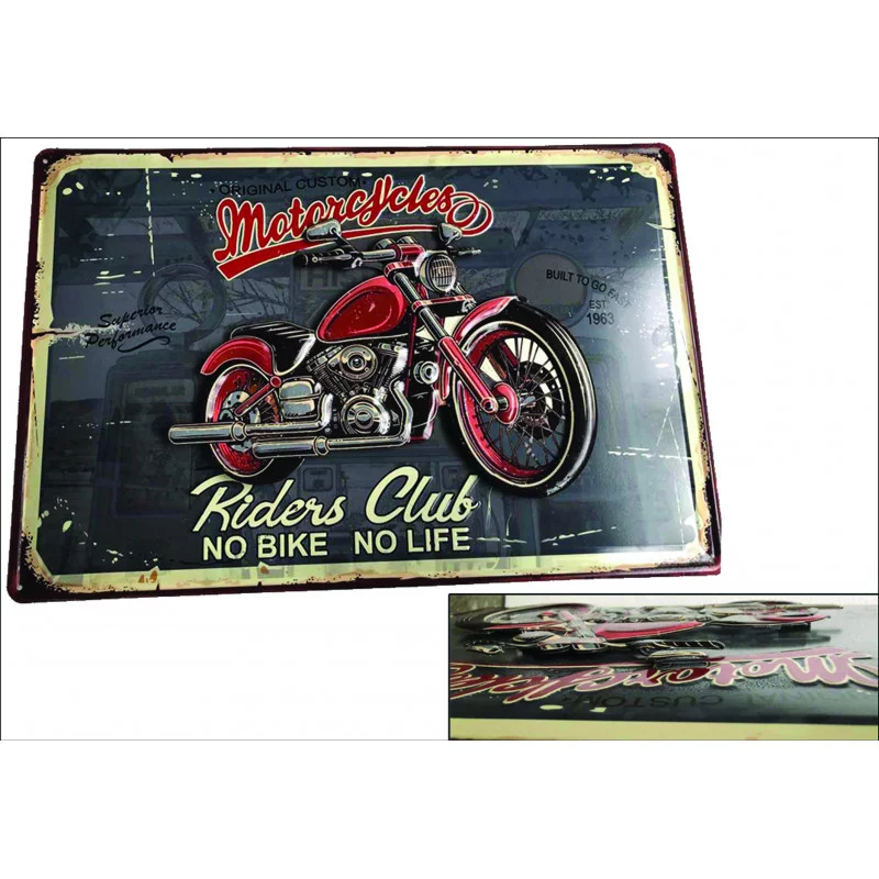 DECO. MURALE METAL 40X60 RIDERS