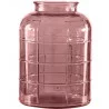 VASE BONBONNE ROSE EN VERRE RECYCLÉ D25xH35cm